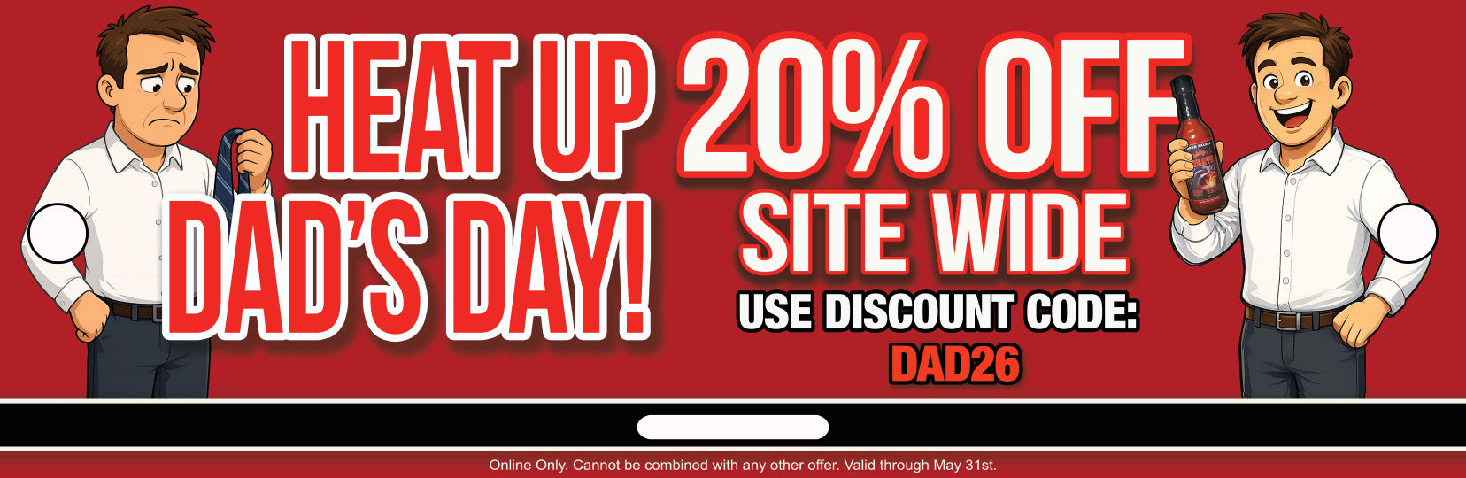20% off site wide using code DAD26