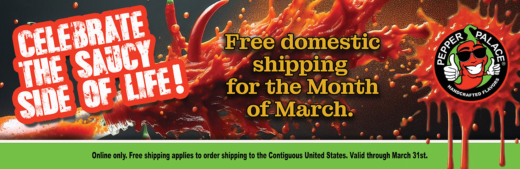 Free United States Shipping all of March