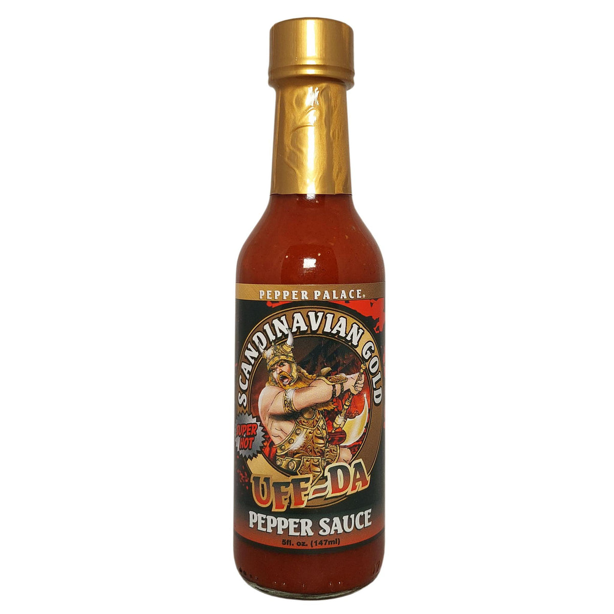 Viking hot sauce | Uff Da Scandinavian Gold Hot Sauce — Pepper Palace