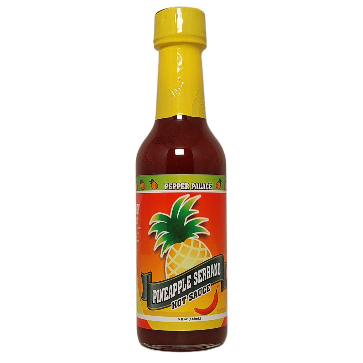 Pineapple Hot Sauce Pineapple Serrano Hot Sauce — Pepper Palace 