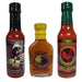 X-Hot Sauce Bundle containing 3 sauces