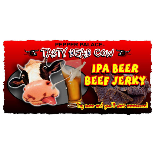 Tasty Dead Cow IPA Beer Beef Jerky