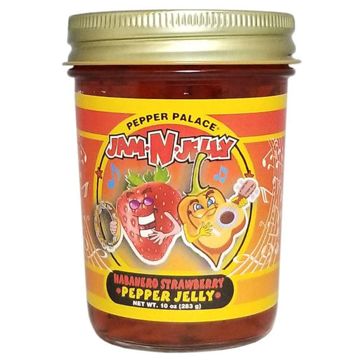 Pepper Palace Jam and Jelly Jalapeno Strawberry in a jar