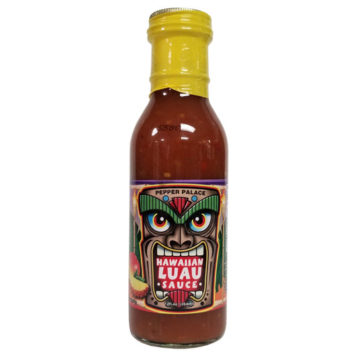 Pepper Palace Hawaiian Luau Sauce in a jar