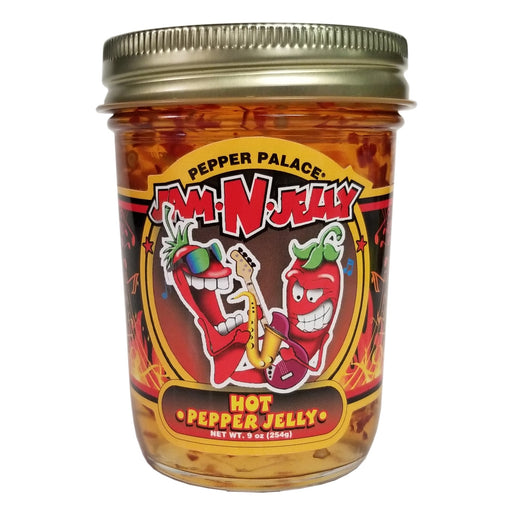 Pepper Palace Jam N Jelly Hot Pepper Jelly in a jar