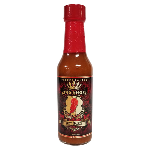 Pepper Palace King Ghost Hot Sauce in a bottle