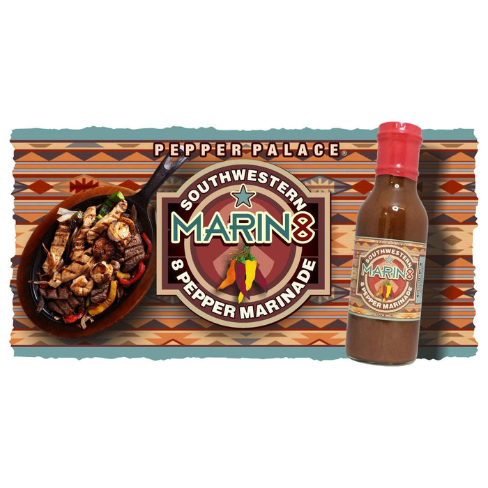 Marin8 southwestern marinade with chicken and steak fajitas