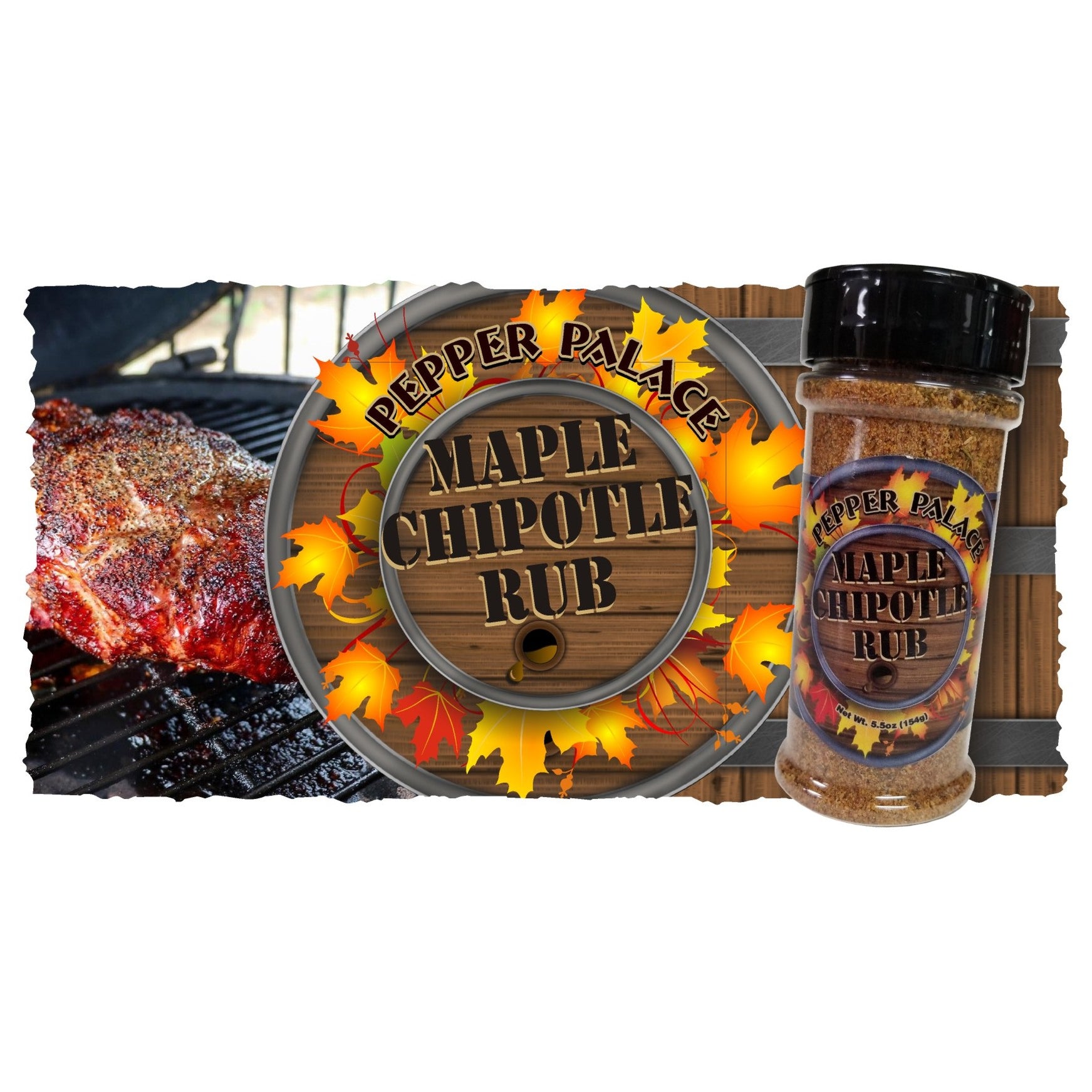 Maple Chipotle Rub — Chipotle BBQ Dry Rub — Pepper Palace