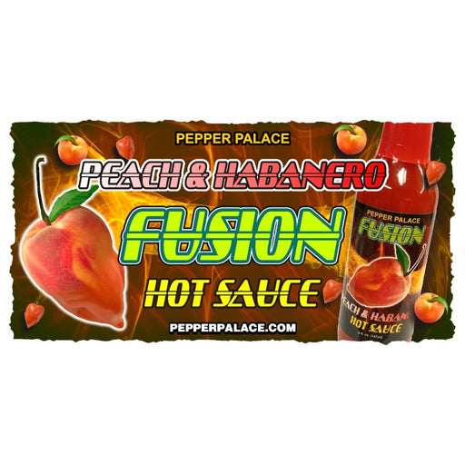 Peach Fusion Hot Sauce with Peaches and Habaneros