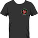 Pepper Palace Grey Bottle TShirt front with logo