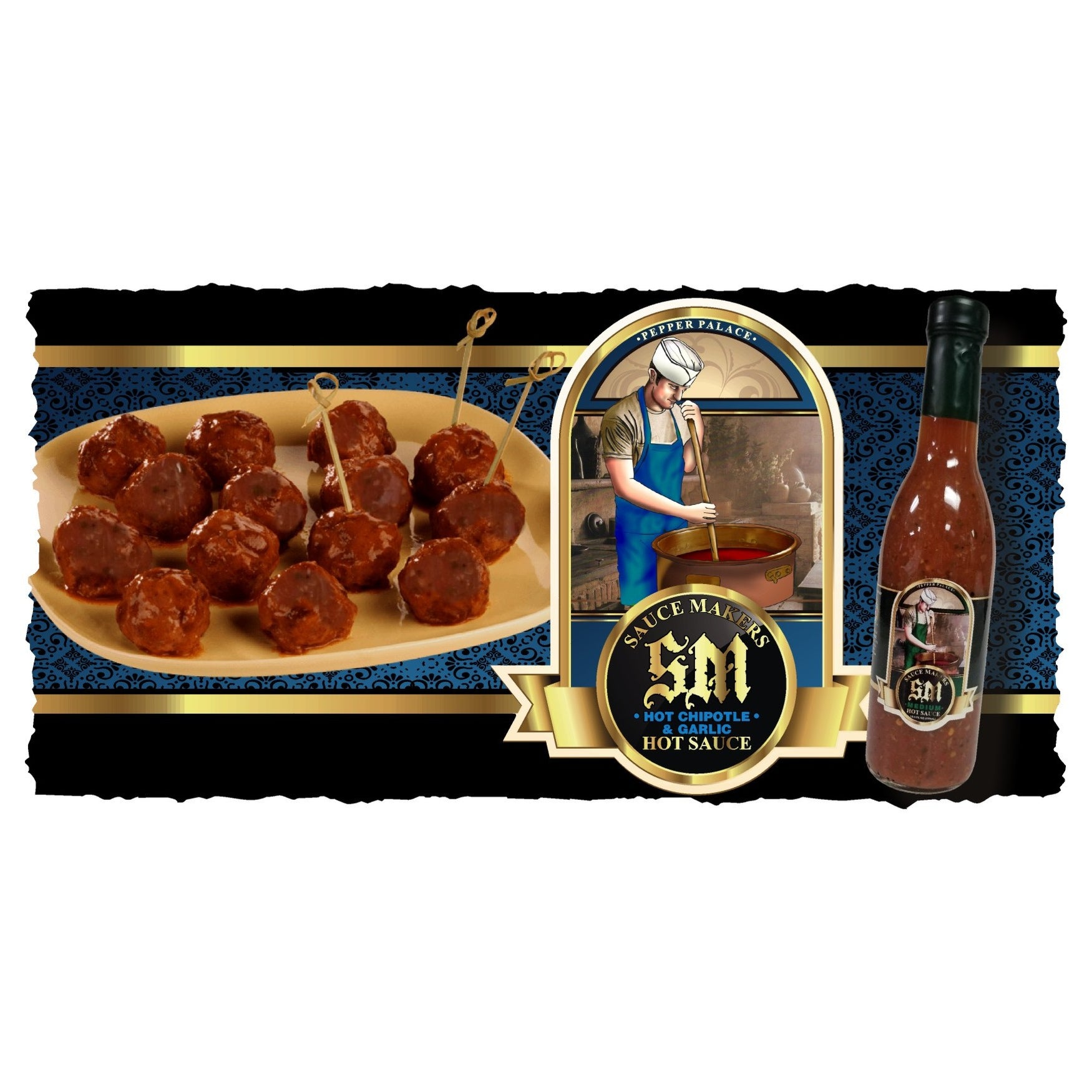 Sauce Makers Chipotle Garlic — Chipotle Hot Sauce — Pepper Palace