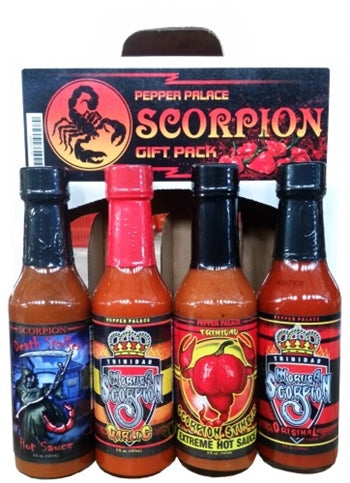 Pepper Palace Scorpion Pepper Hot Sauce Gift Pack