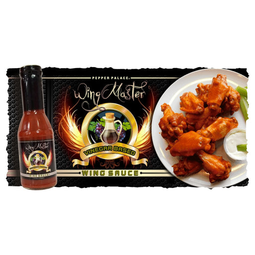 Wing Master Vinegar on chicken wings